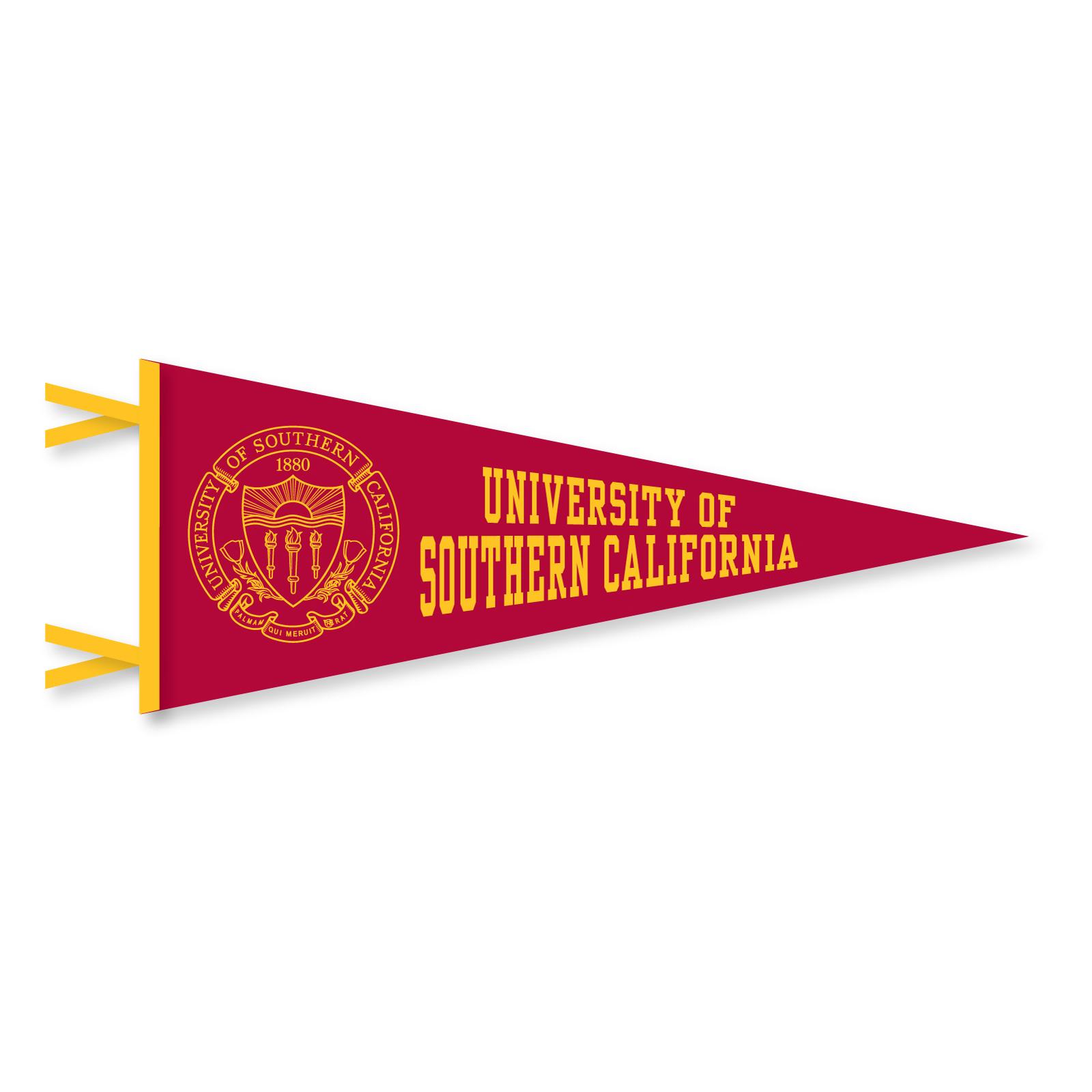USC 12X30 Cardinal Seal Pennant by Collegiate Pacific image01